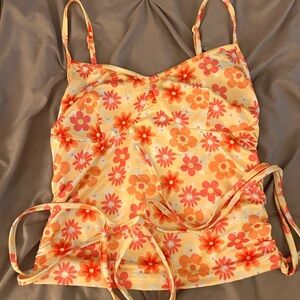 SHEIN Soft Pink and Cream Fabric